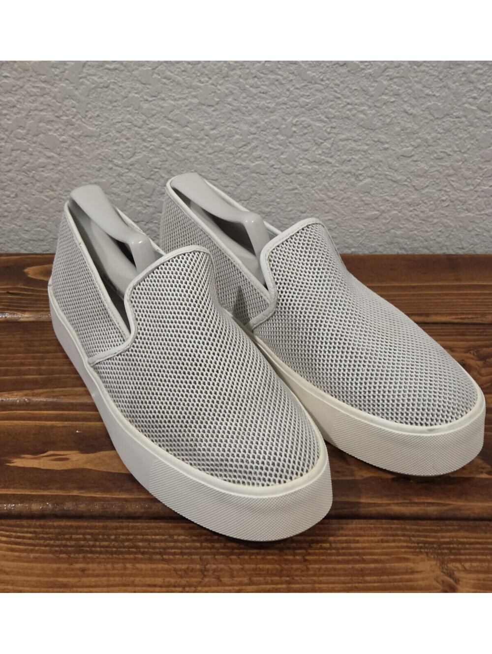 Vince Brenden-B Platform Slip On Shoes Women's Size 9 White